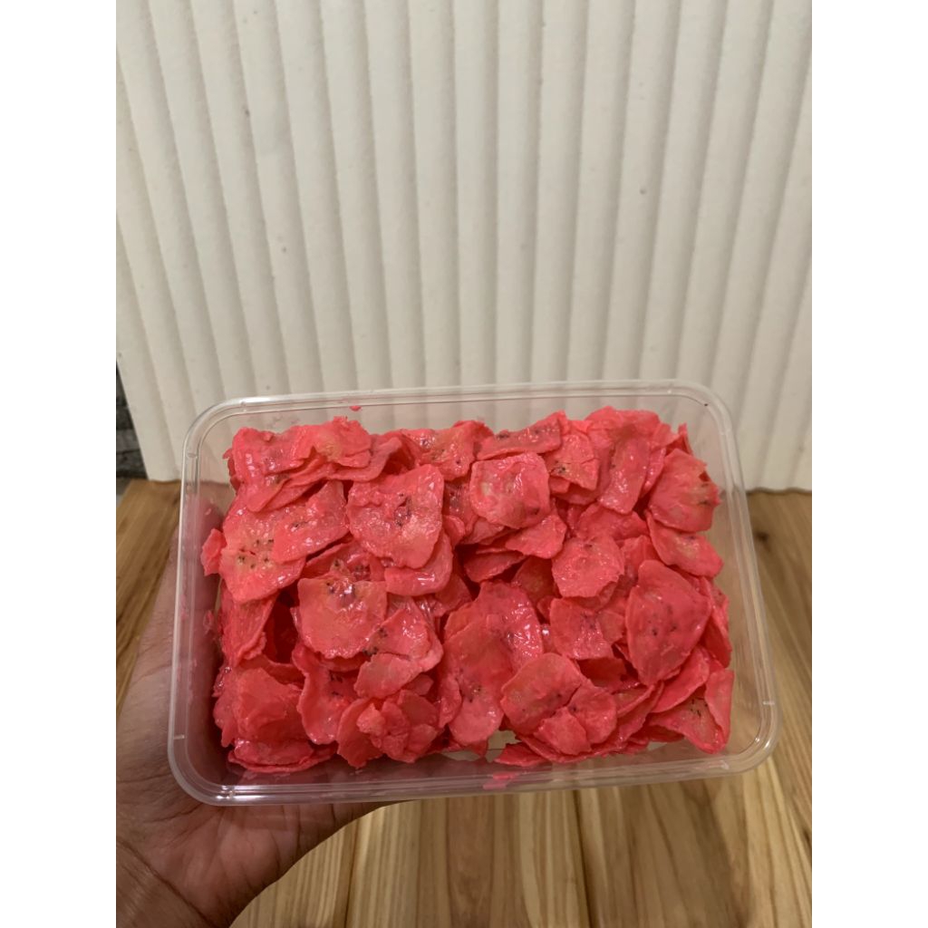 

Kripik Pisang Coklat Lumer varian Strawberry Coklat 250 ml / 50 gr