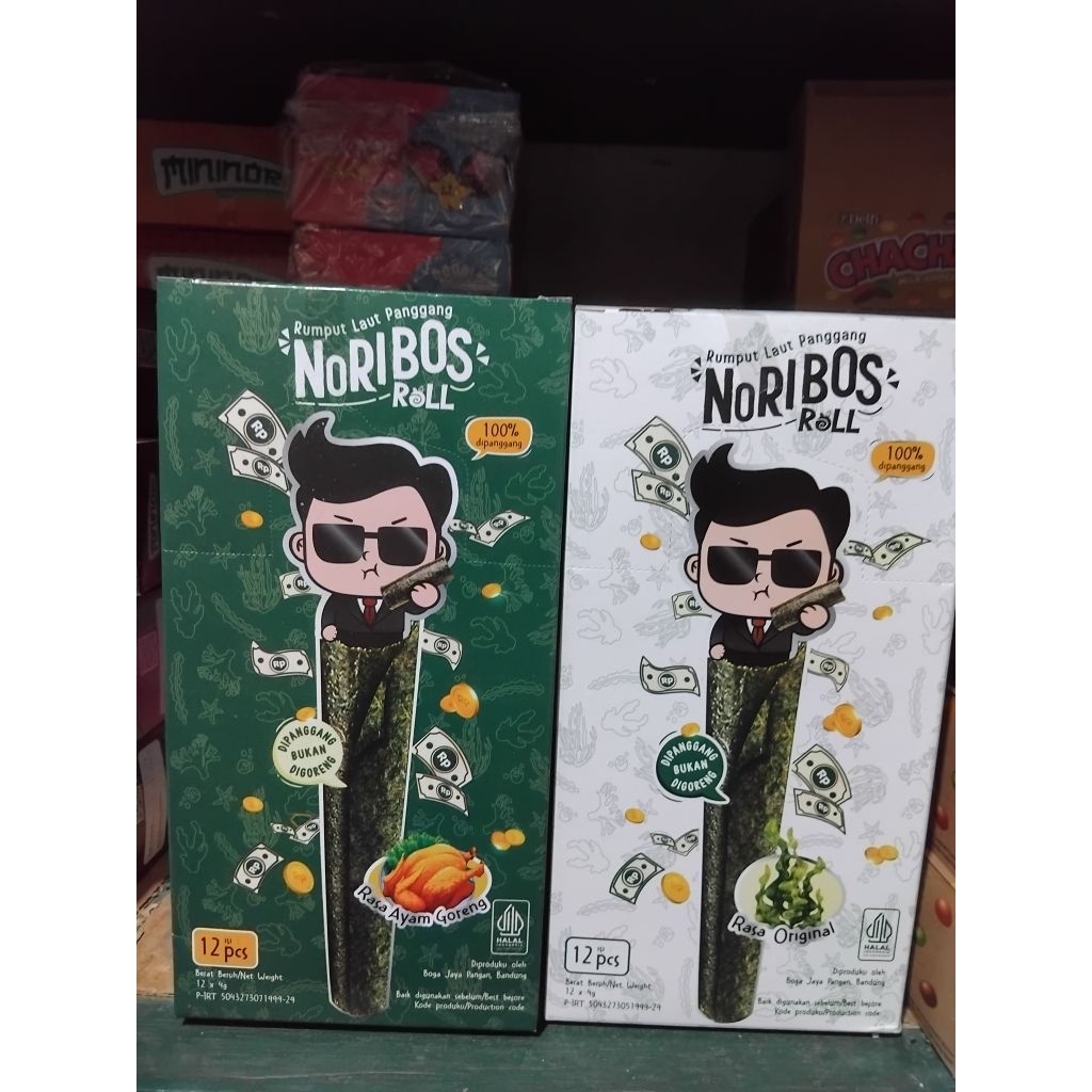 

NoriBos Roll Rumput Laut Panggang (isi 12)