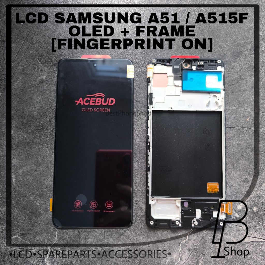LCD SAMSUNG A51 / A515F OLED + FRAME [FINGERPRINT ON]
