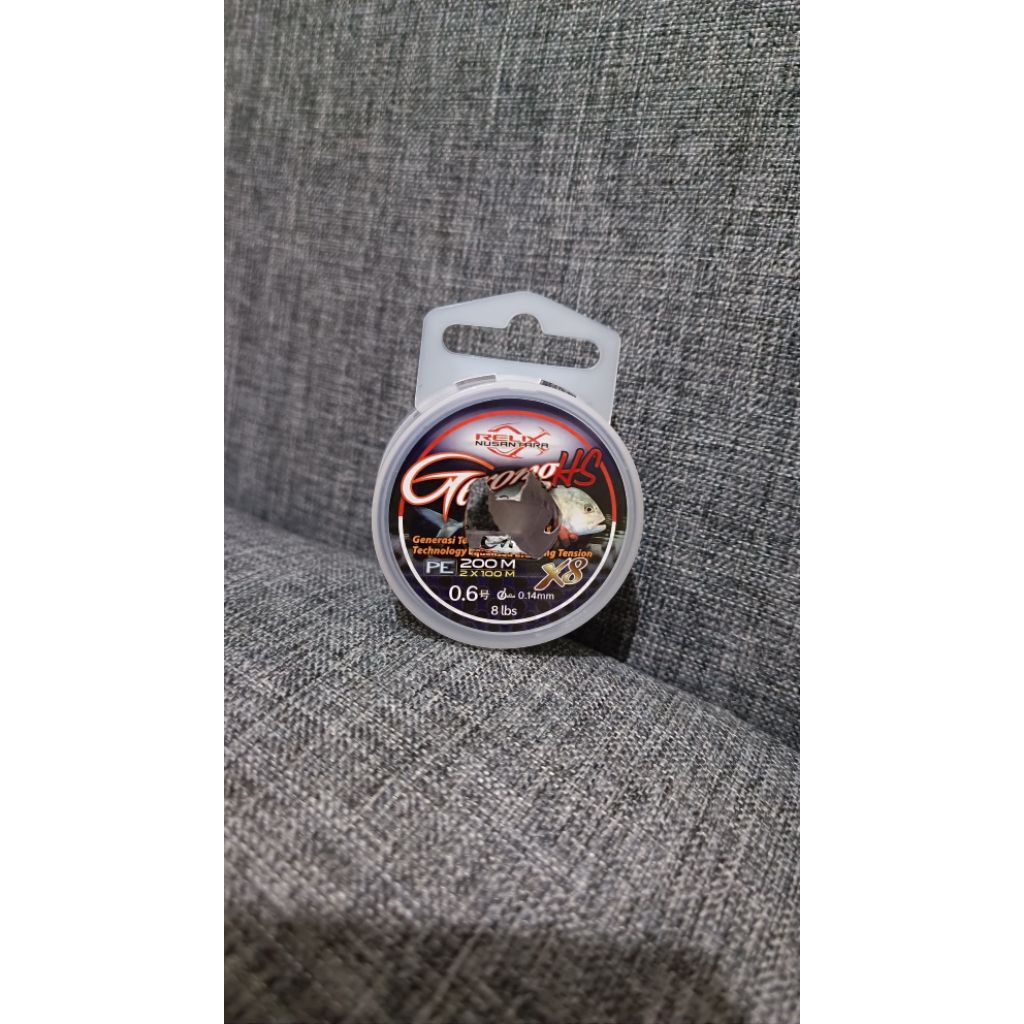 PE Gerong HS 0.6 X8 200M & PE Ceking 0.4 x3 150M