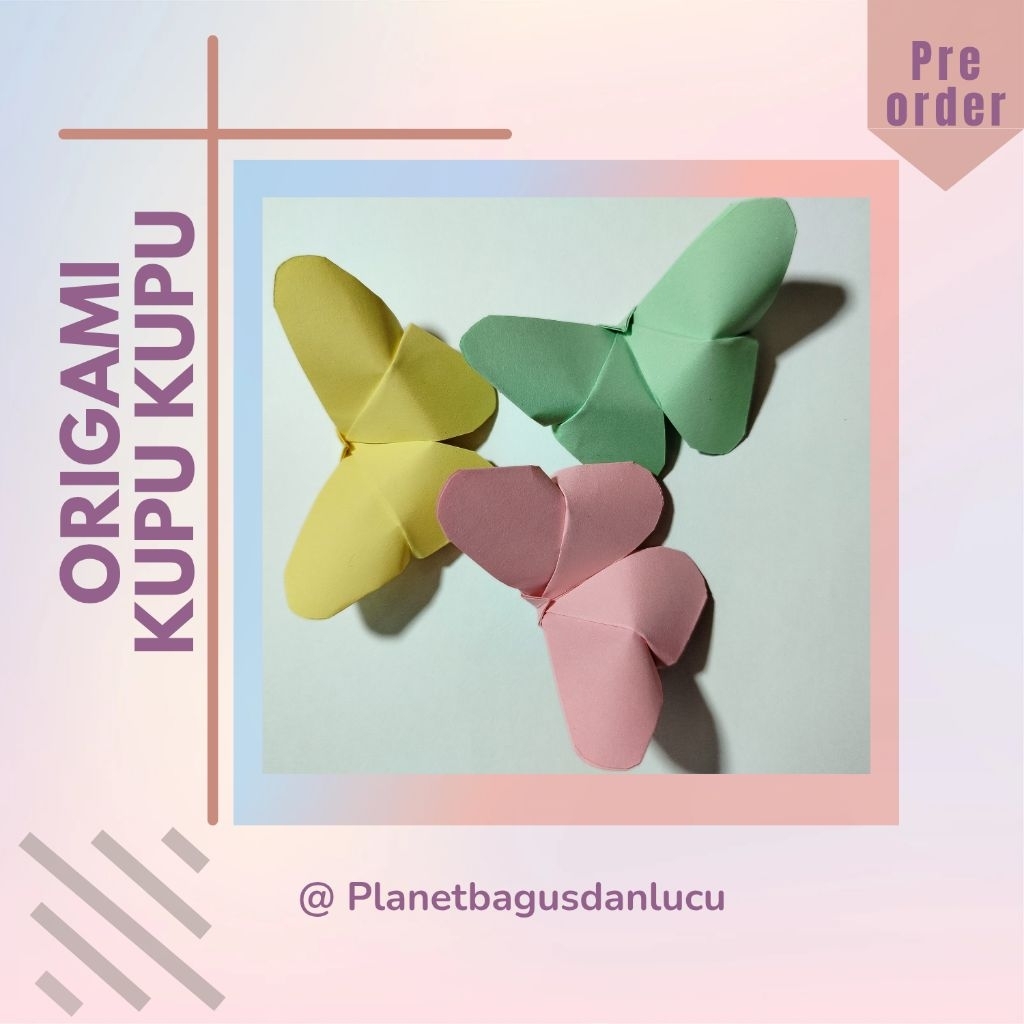 

Origami kupu kupu /kertas origami kupu