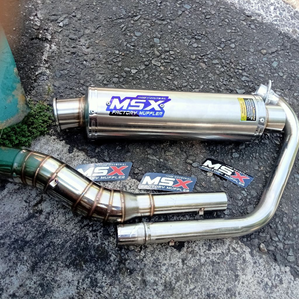 knalpot original msx bulat cincin wrx pnp satria fu vixion cbr gsx bison mp cb gl tiger sonic Jupite