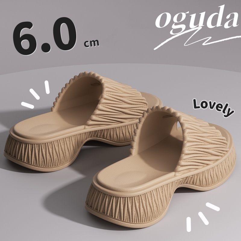Sandal wanita sol tebal 6cm sandal sandal wanita terbaru EVA