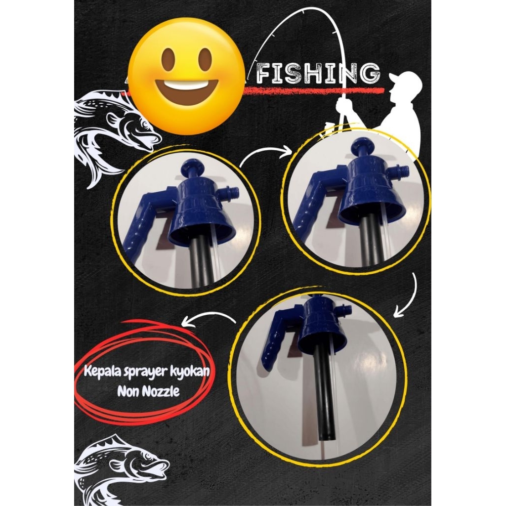 KEPALA SPRAYER KYOKAN NON NOZZLE/TANPA UJUNG NOZLE