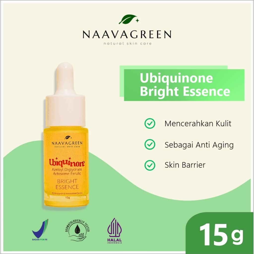 Ubiquinone Bright Essence NAAVAGREEN/ ESSENCE NAAVAGREEN/ 100% ORIGINAL NAAVAGREEN
