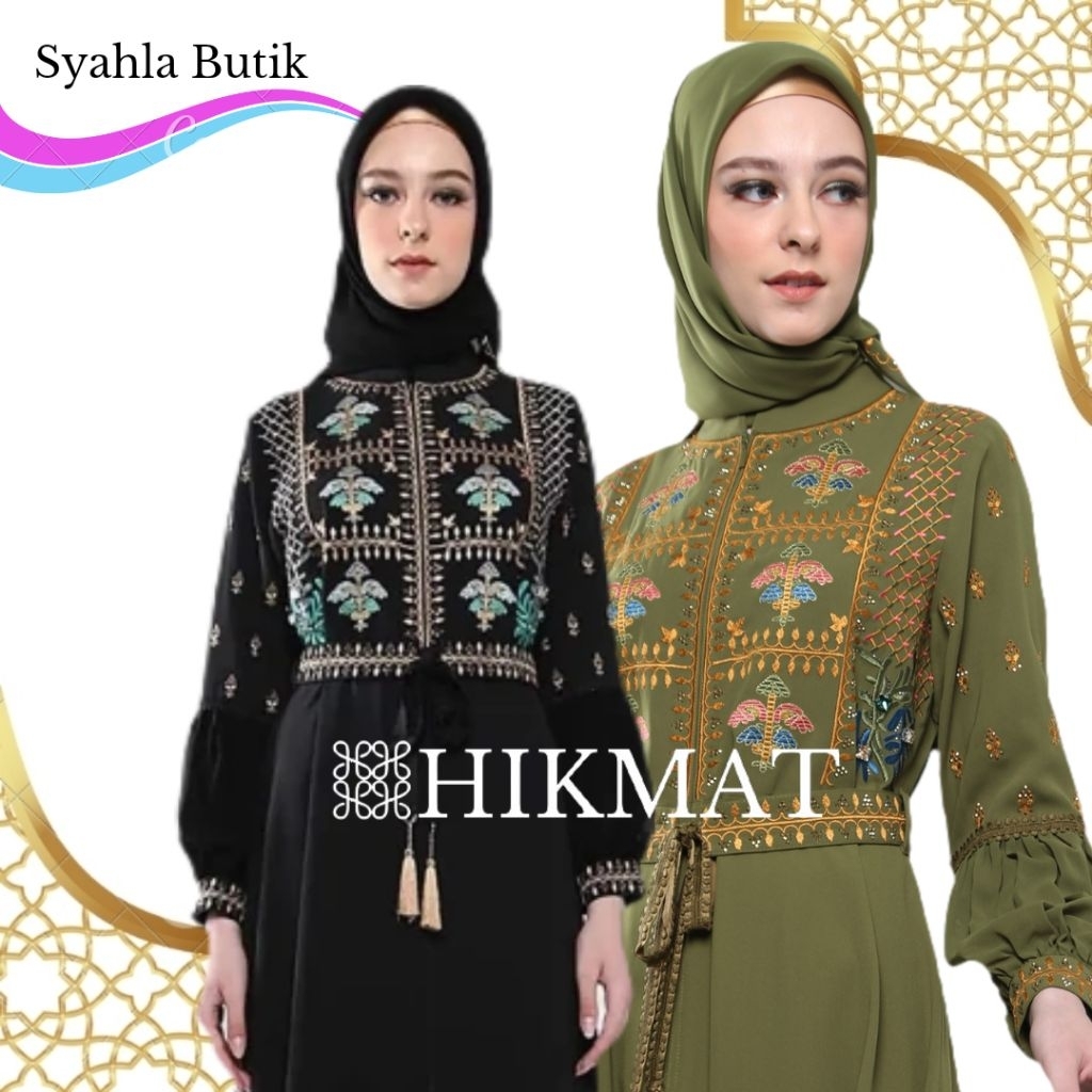 HIKMAT ABAYA A3845 NEW ARRIVAL TERBARU TERMURAH SYAHLA BUTIK