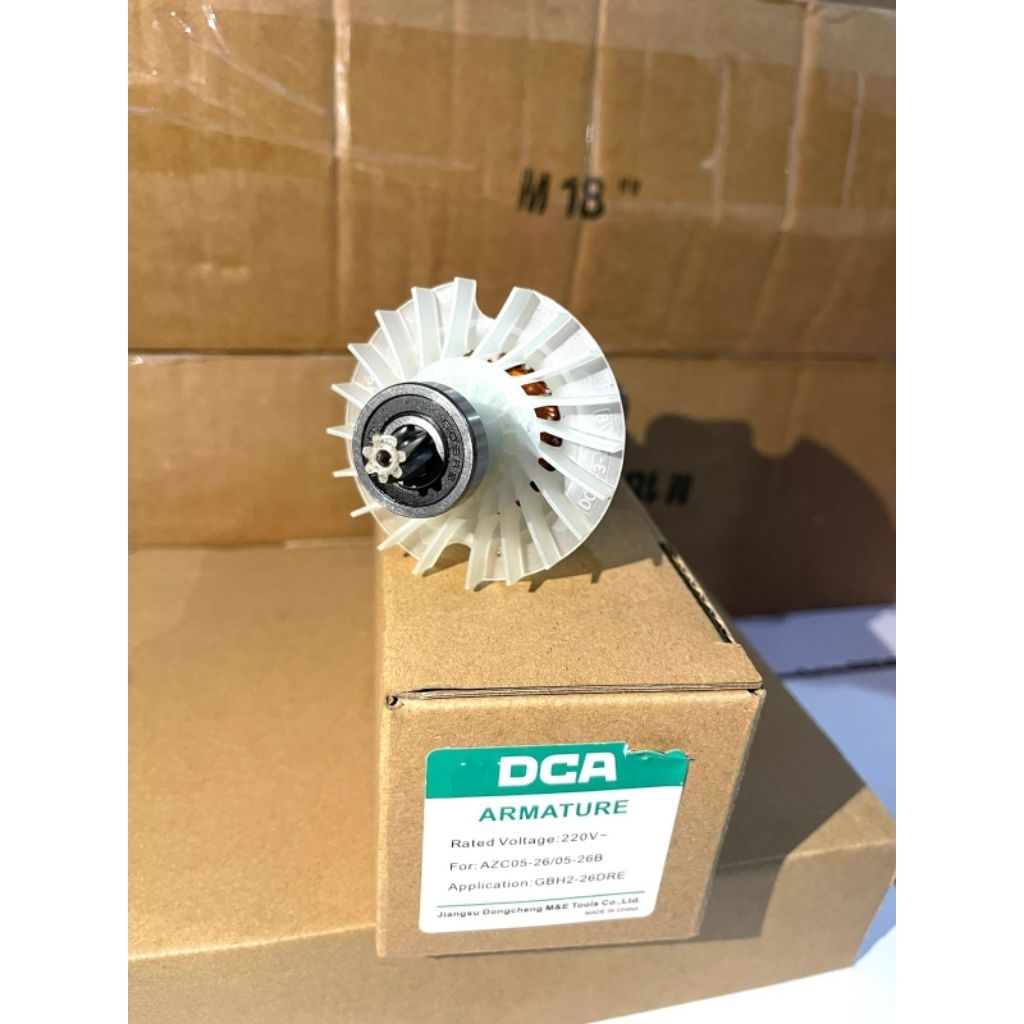TERMURAH DCA Armature Angker Dnamo  GBH2-26DRE / Angker Mesin Bor GBH 2-26 DCA