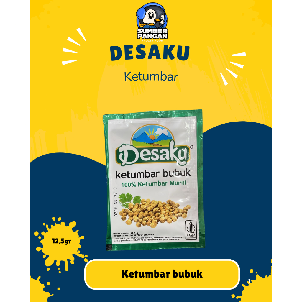 

Desaku Ketumbar bubuk&bumbu marinasi 12,5gr