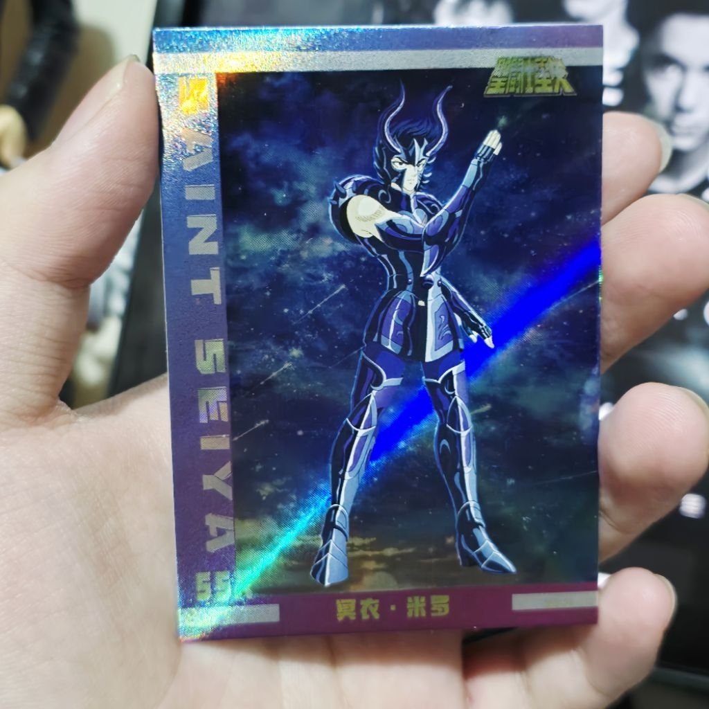 Shura Kartu TCG CCG Saint Seiya Collectible SSR Tebal Card Hologram