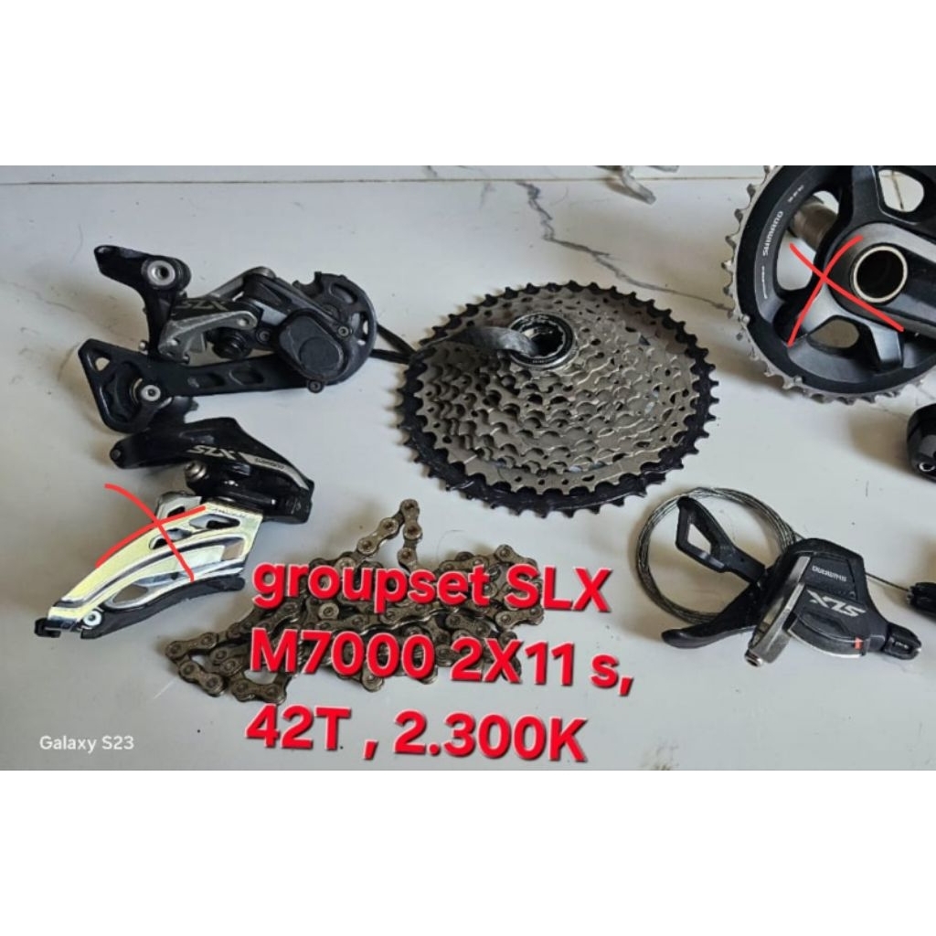 mini groupset slx m7000 11s 42t
