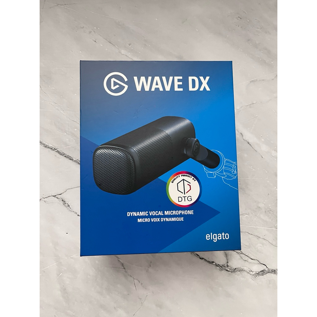 Elgato wave dx microphone mic streaming gaming preloved second like new
