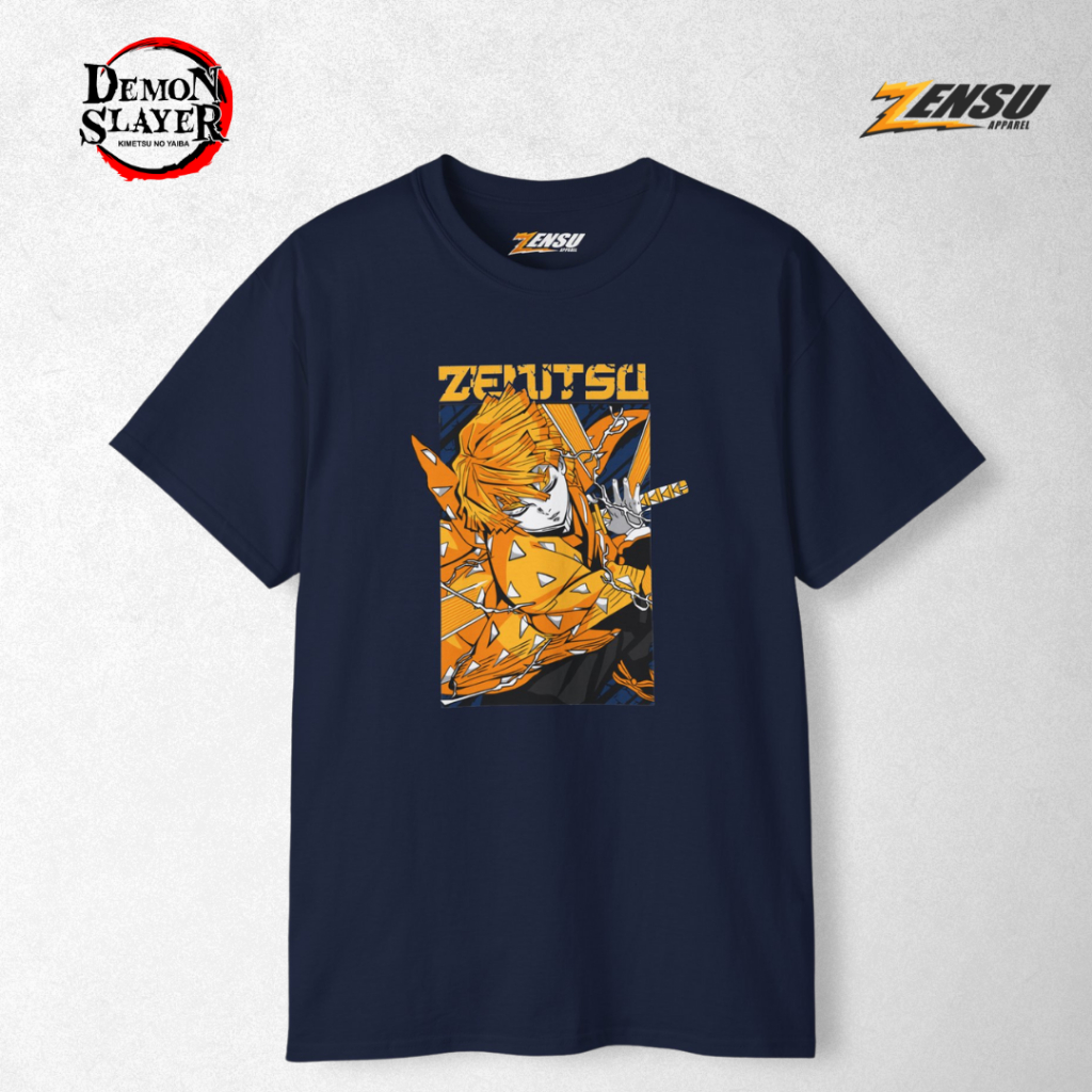 Zenitsu Thunder Slash - Demon Slayer | Premium Kaos Anime Z020