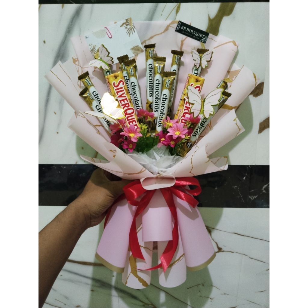 

buket silverqueen mix chocolatos