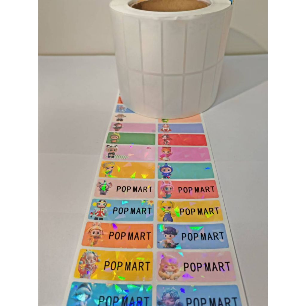 

Mix Pop mart Label nama sticker label name waterproof