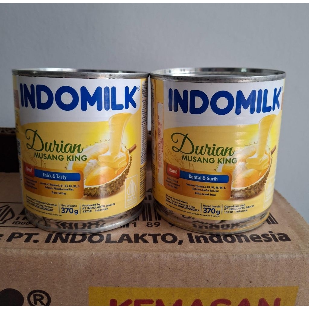 

INDOMILK KENTAL MANIS DURIAN MUSANG KING 370ML