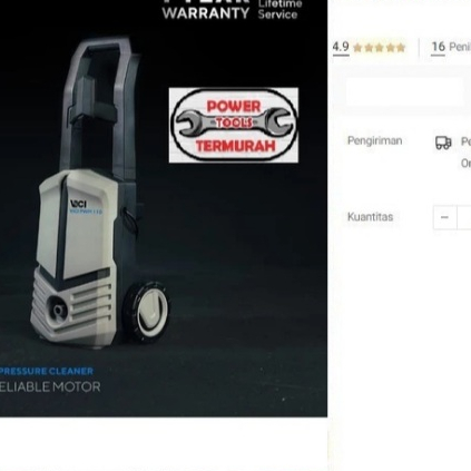 

VICI PWM 110 High Pressure Jet Cleaner PWM110 Steam Cuci Mobil