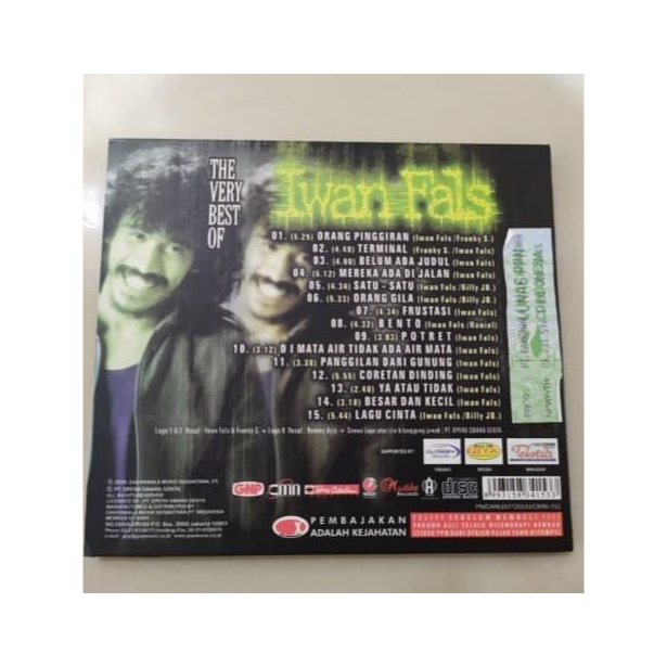 CD Lagu IWAN FALs - The Very Best of