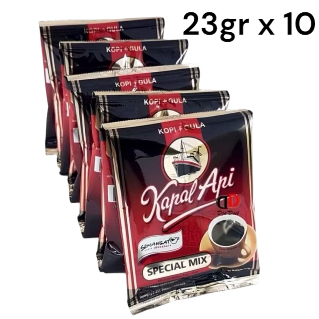 

Kopi Kapal Api Gula Renceng 23 gram 10 sachet