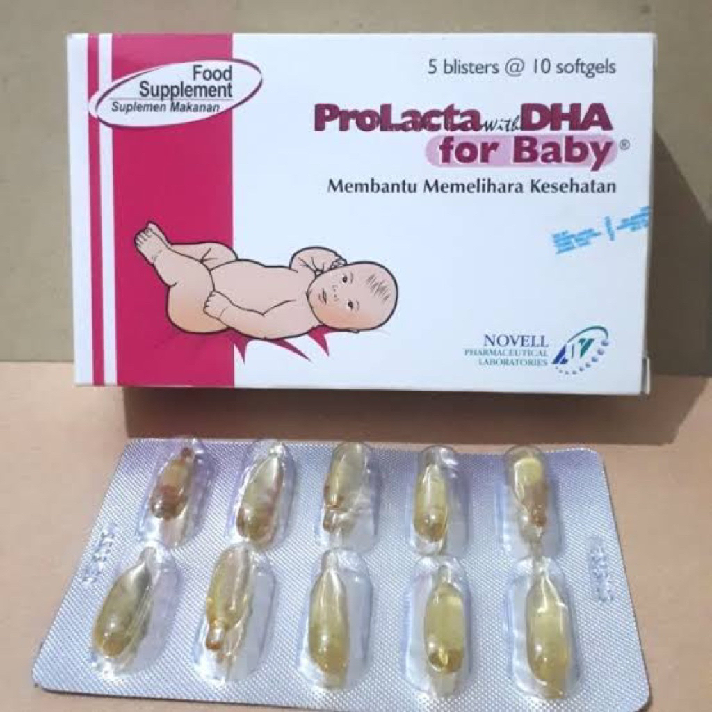 MINYAK IKAN DHA PROLACTA FOR BABY ISI 10 SOFTGEL