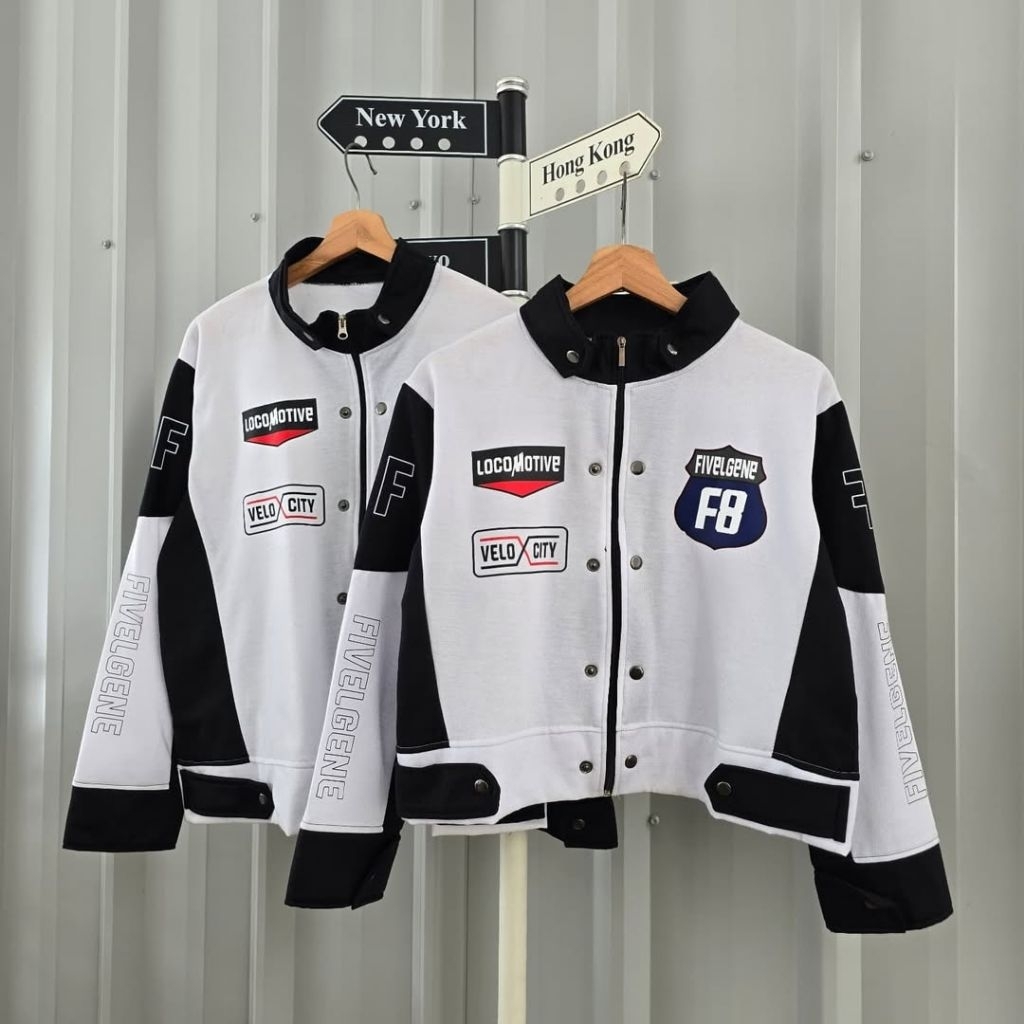 Jaket Velocity Pria Wanita Jaket Crop Wanita