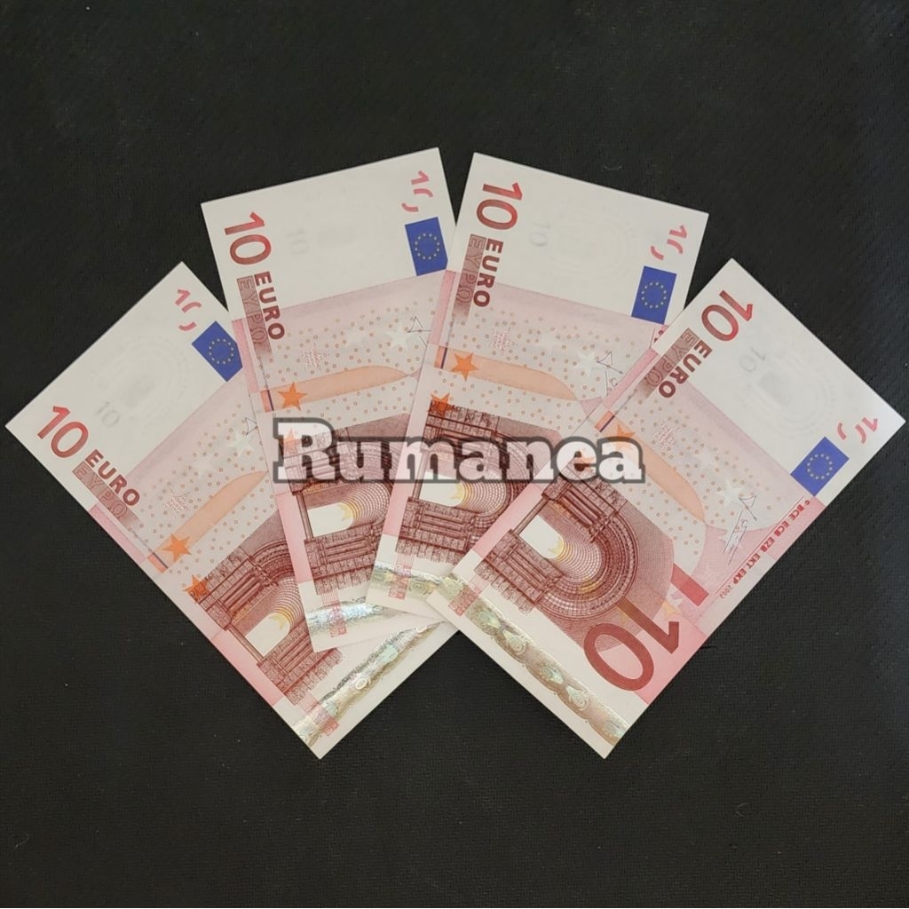 Euro Eropa Uang Asing Pecahan 10 Euro Old Series