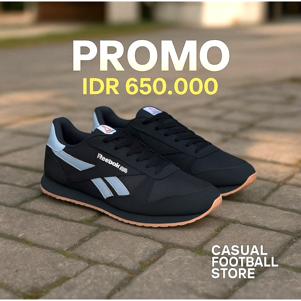 DISKON SEPATU / SNIKERS PRIA WANITA REE BOK CLASIC 100% GRADE ORIGINAL SEPATU RUNING , SEPATU JOGING