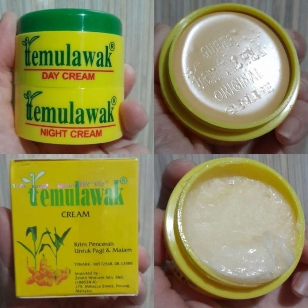TEMULAWAK Cream Wajah Temulawak Cream Temulawak Kosmetik Skincare Pelembab Wajah Cream Collagen temu