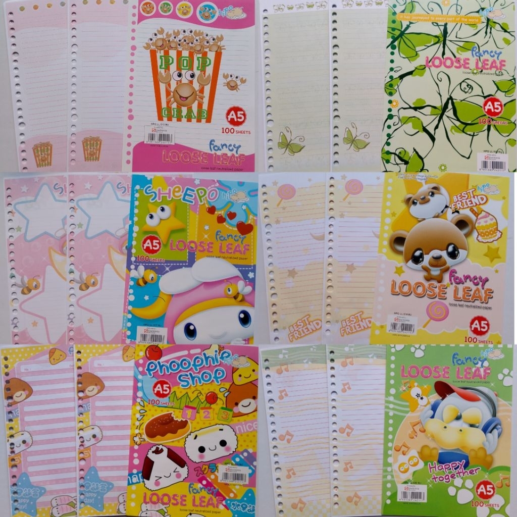 

100 LBR ISI BINDER A5 MURAH DAPAT BANYAK / 20 LUBANG