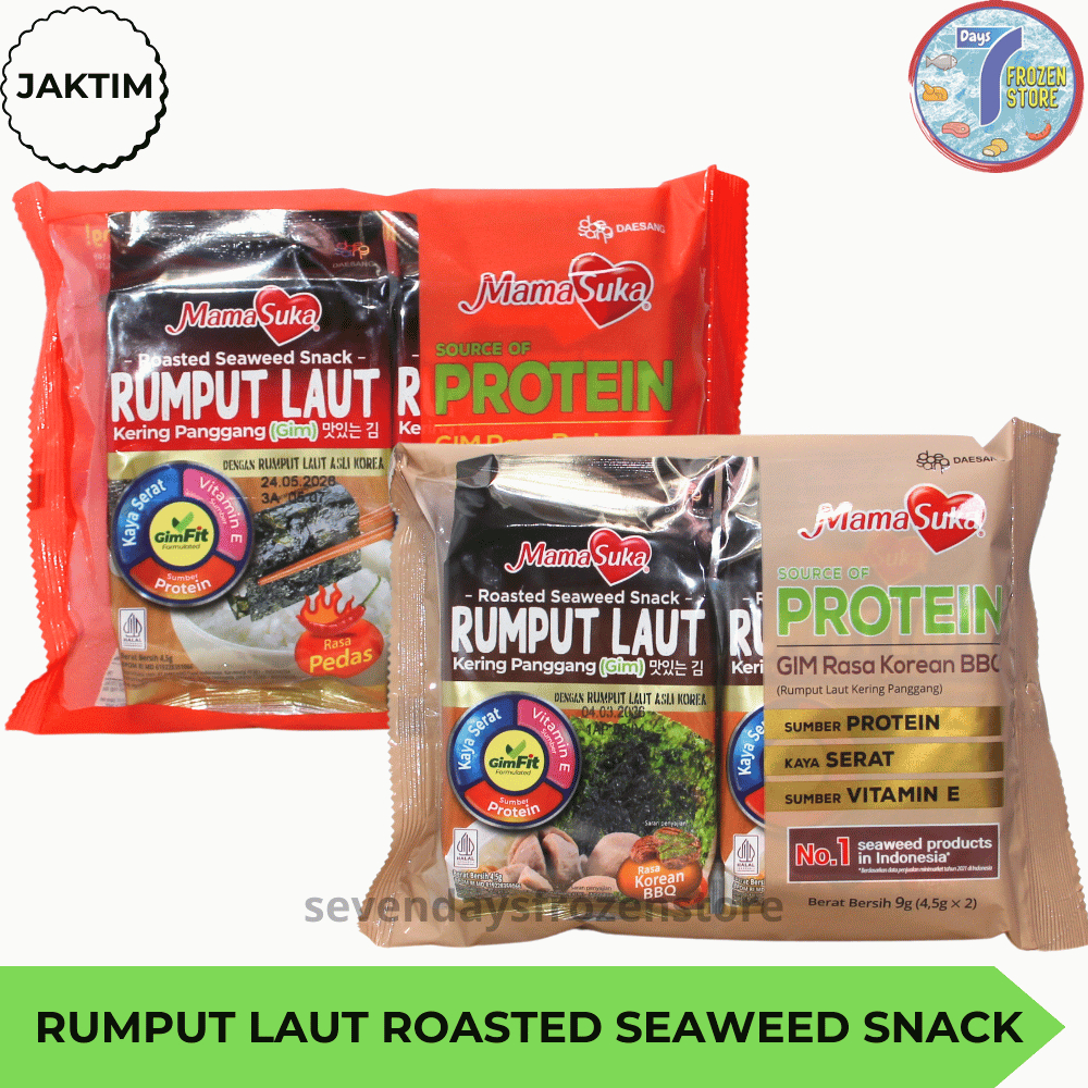

MamaSuka Nori Rumput Laut Kering Panggang Roasted Seaweed Snack