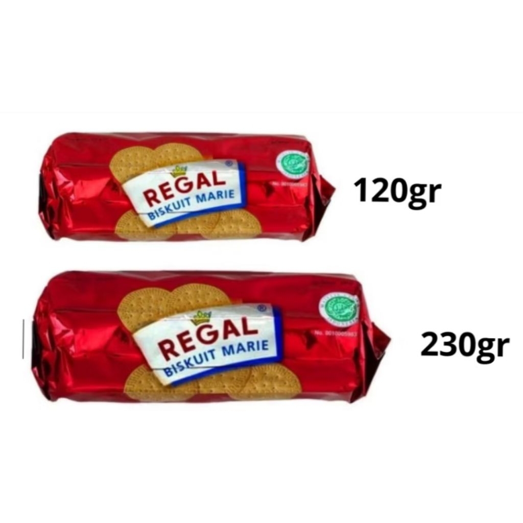 

Biskuit Regal Marie susu / roti Regal 120g 230g