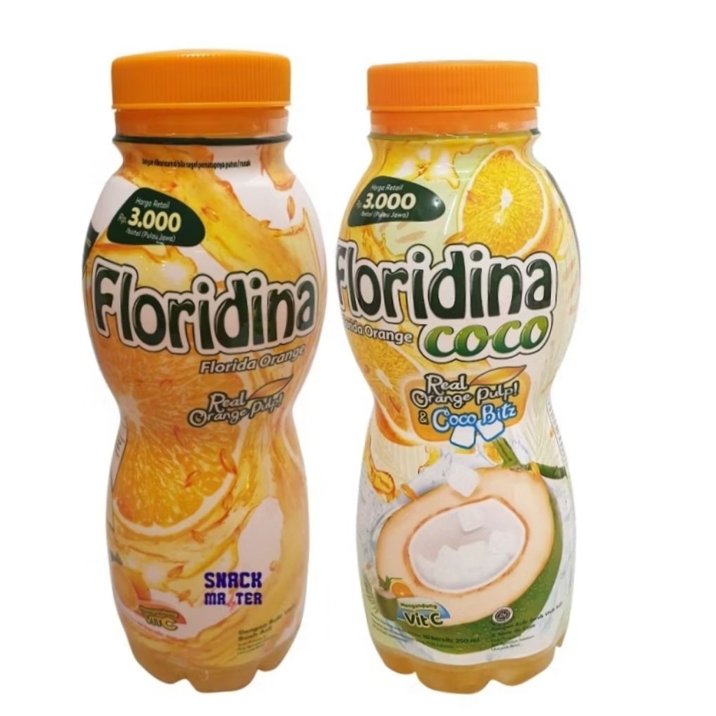 

Floridina jeruk / Floridina kelapa minuman jeruk botol 350ml
