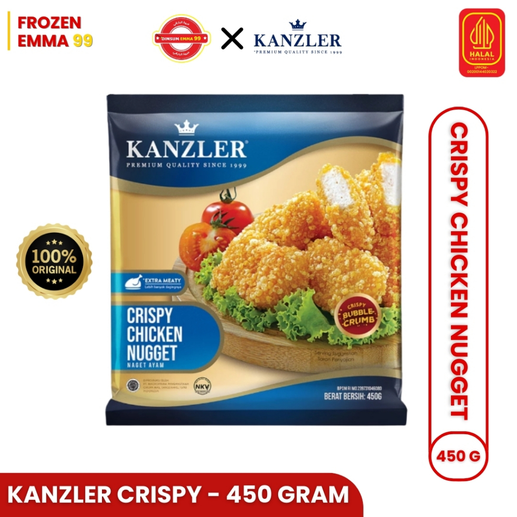 

Kanzler Crispy Nugget 450gr - Delicious Crispy Chicken Treats
