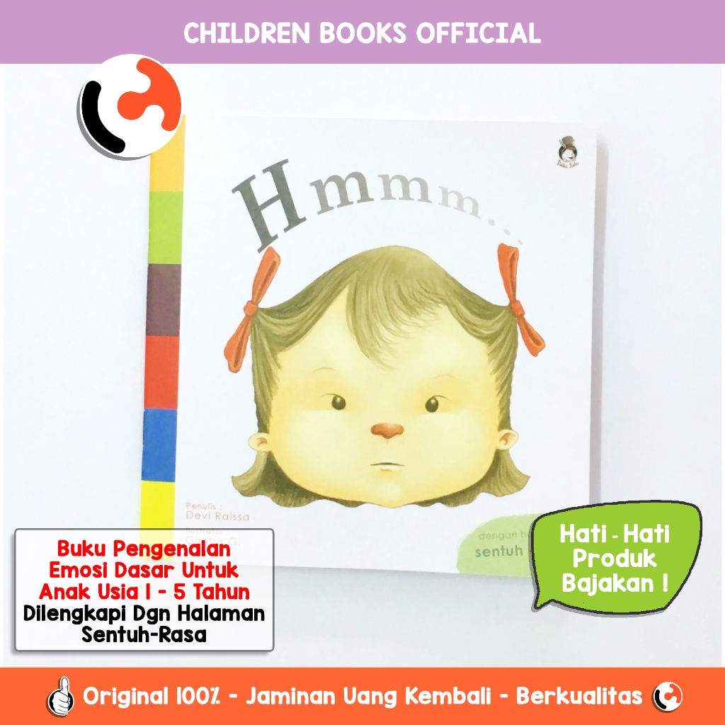 Buku Anak Rabbit Hole  Buku Emosi (Hmmm...)