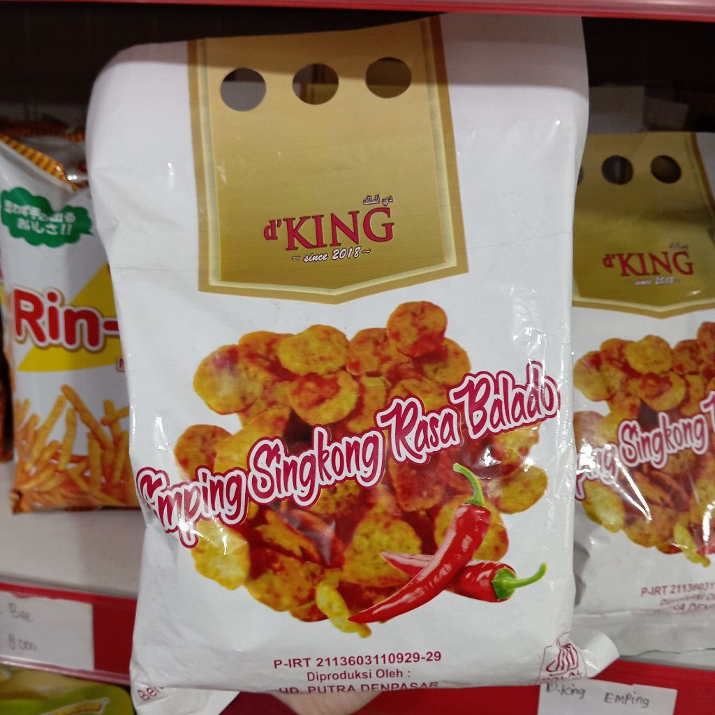 

d'king emping singkong rasa balado 200g