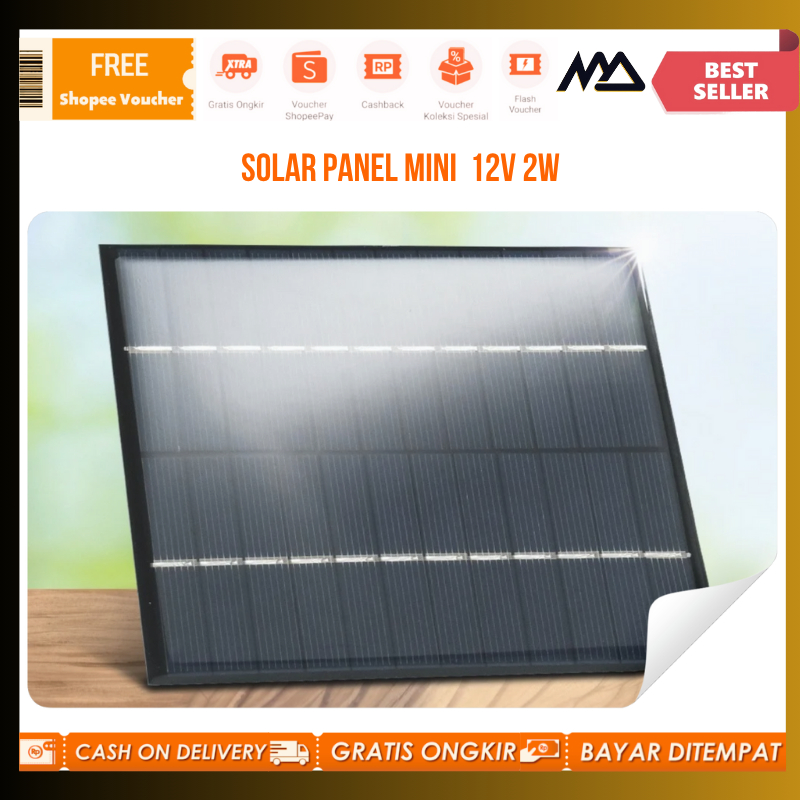 SUNYIMA Solar Panel Mini Polycrystalline Modul DIY Power Bank 12V 2W