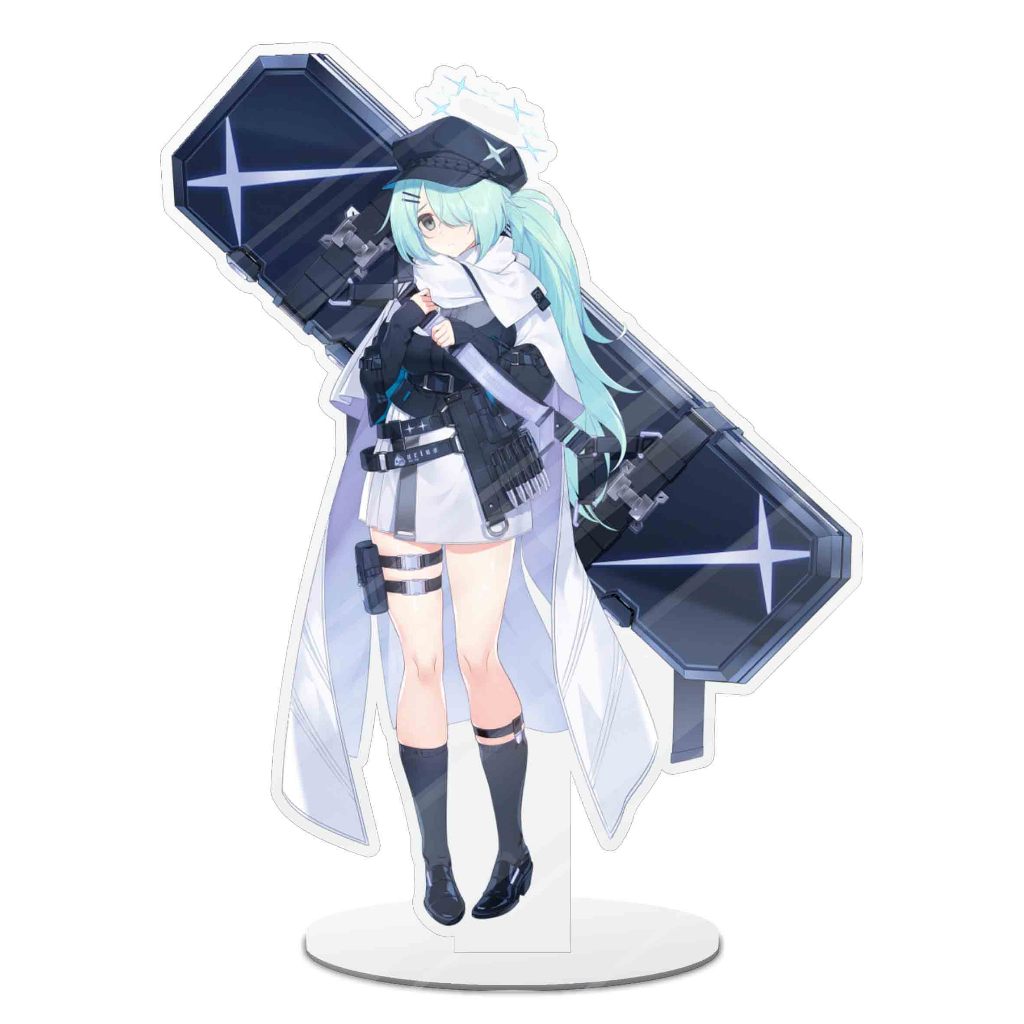 Stand akrilik figureHIYORI -BLUE ARCHIVEstandee 20cm material akrilik
