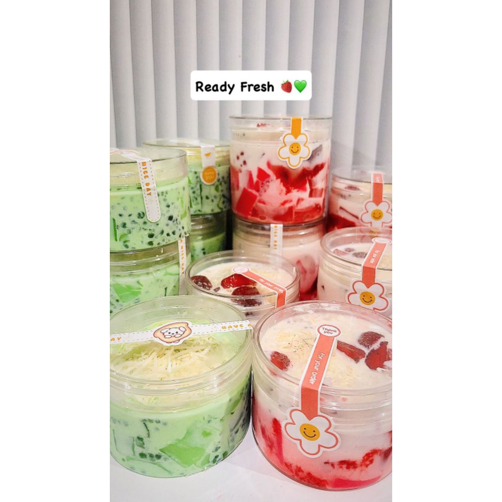 

Strawberry Sagoo Buko Pandan Choco Mango Sagoo