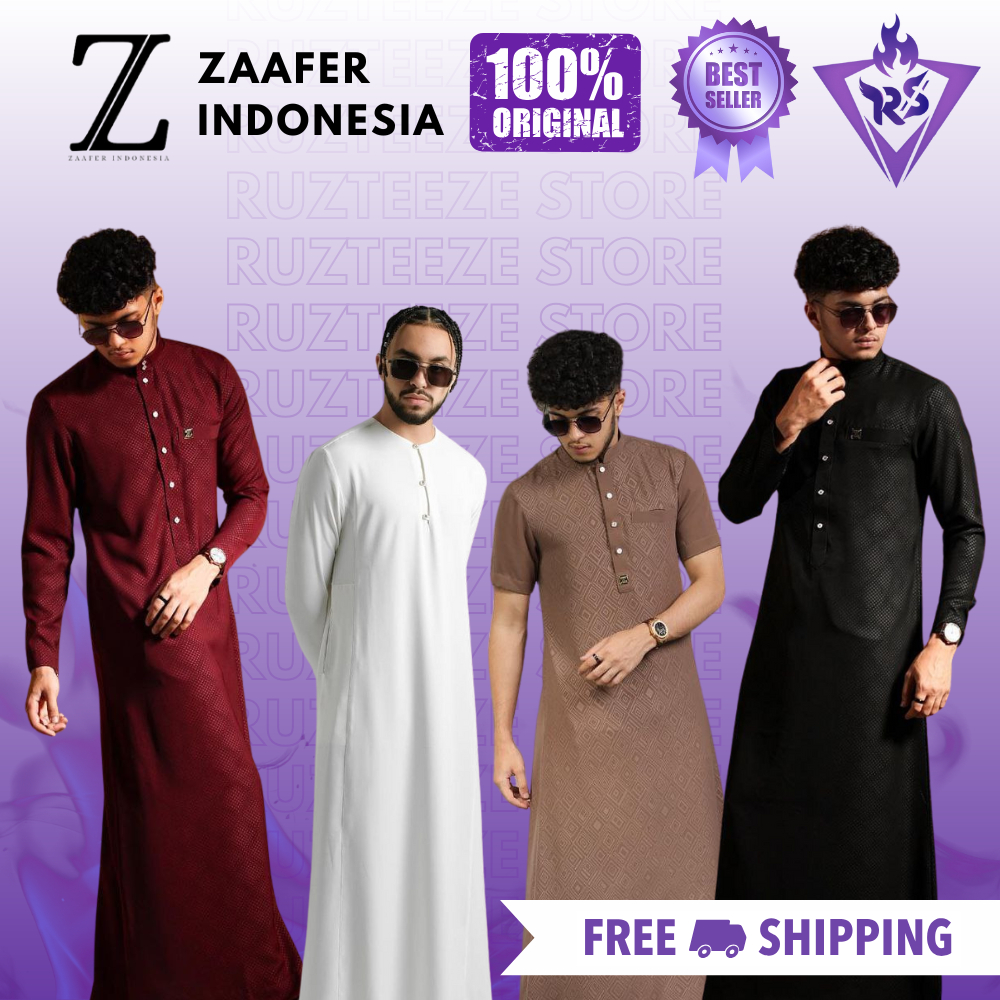 [ORIGINAL 100%] Jubah ZAAFER INDONESIA Asli | Jubah Zaafer | Koko Zafeer | Koko Ozlem | Jubah Basic 