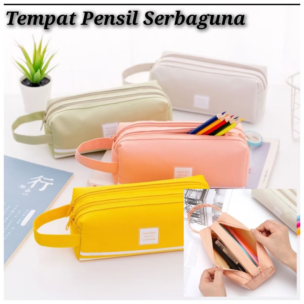 

Tempat Pensil 2 resleting/ Tempat Pensil Serbaguna