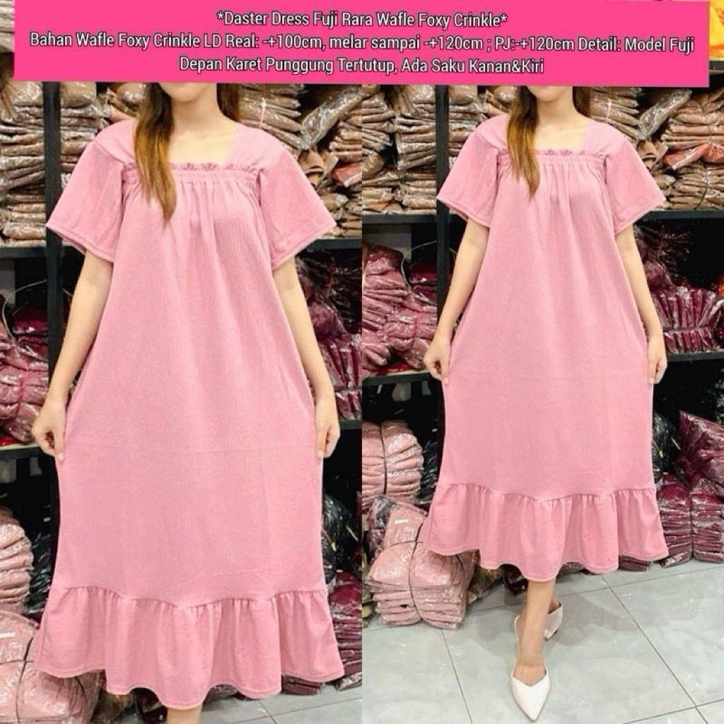 Daster Dress Knit Wafle Jumbo / Dress Knit/ Dress Knit / Dress Knit Busui / Dress Knit / Daster Knit