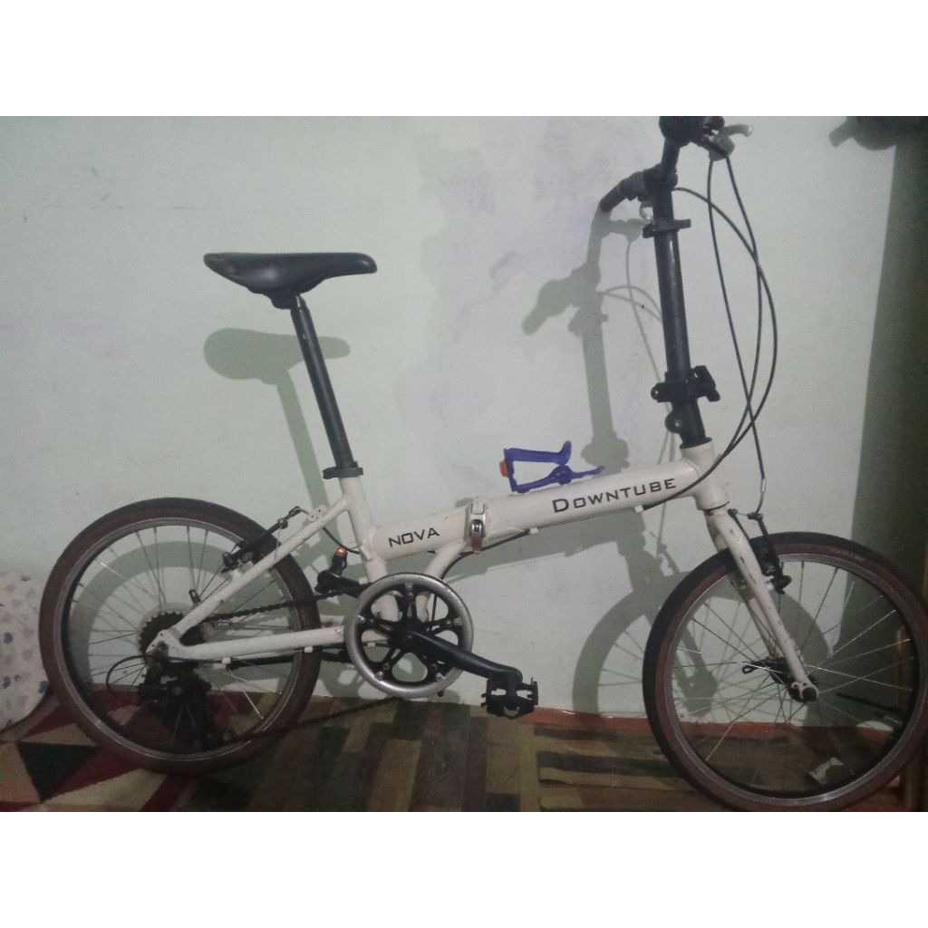 Sepeda lipat downtube nova