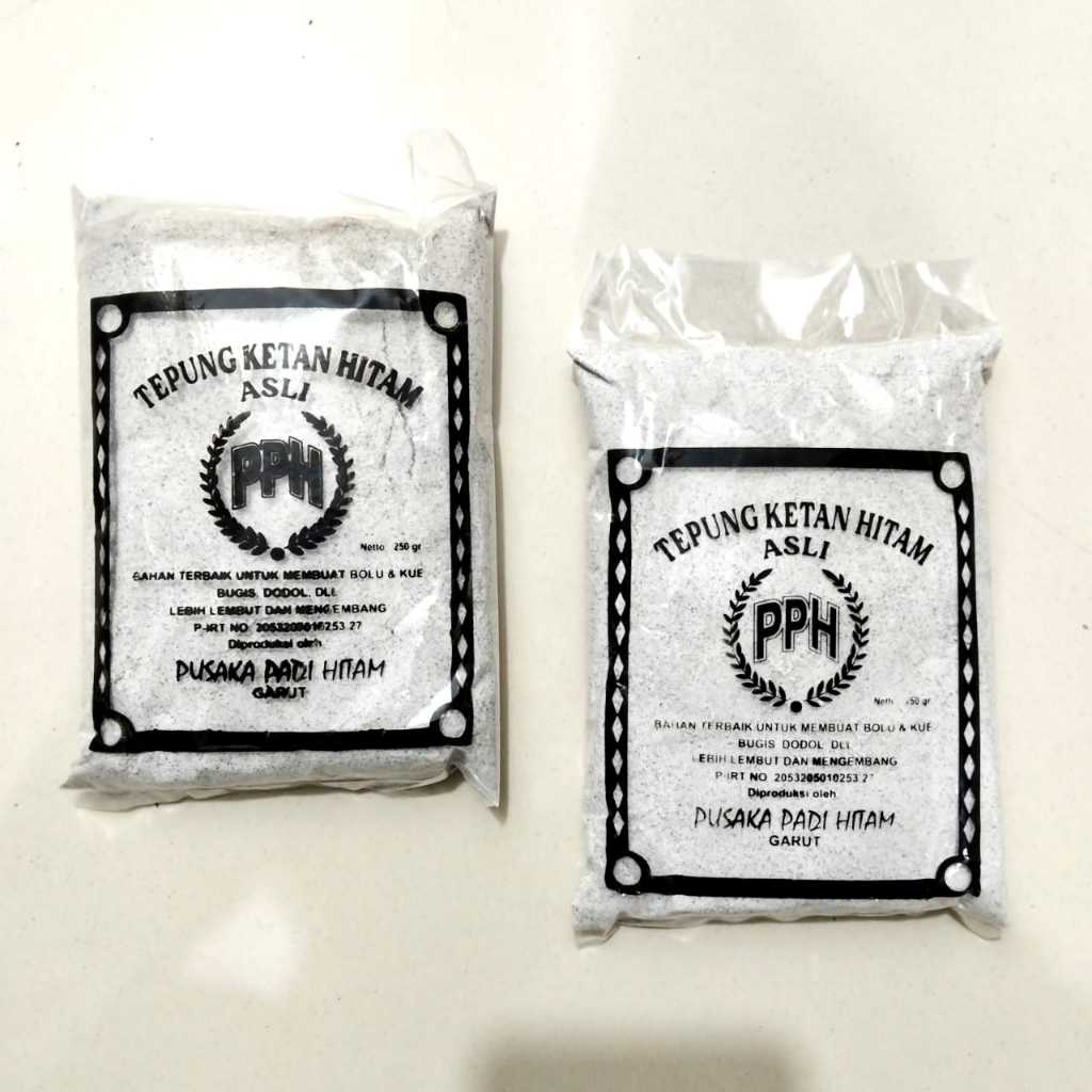 

Tepung Ketan Hitam Pusaka Padi Hitam 250gr ( Pak ) [ Original ]