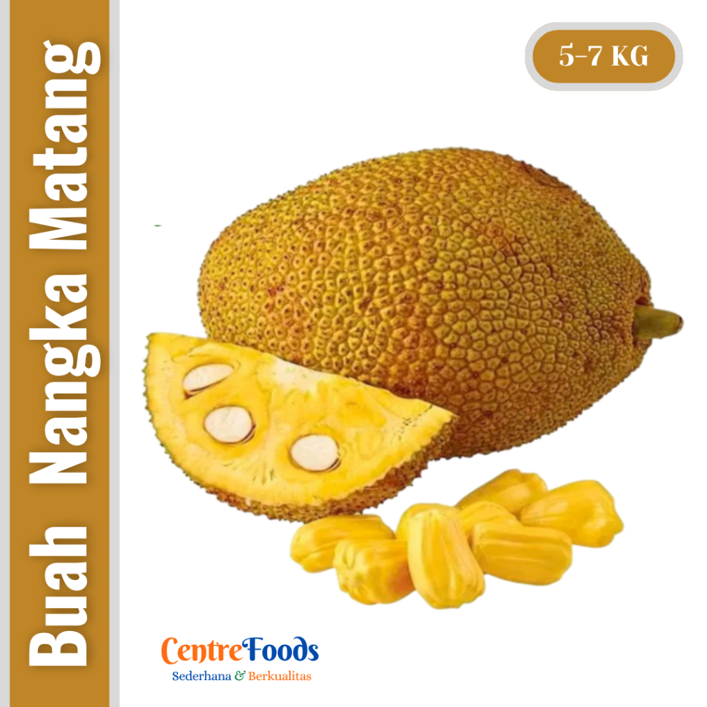 

Buah Nangka Matang Pohon Utuh Bulat - Nangka Mateng Utuh Gelondongan | 1 Buah - 5-7 Kg [ Harga Per PCS ]