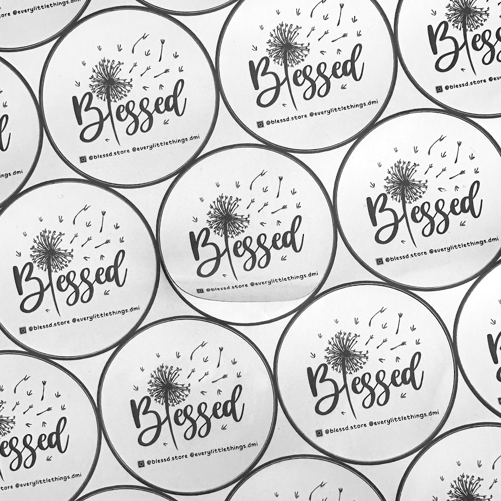 

STICKER VINYL SUSU TRANSPARAN PRINT CUT A3+ NO CUT/KISS CUT LABEL JUALAN OLSHOP LAMINASI MURAH DUMAI