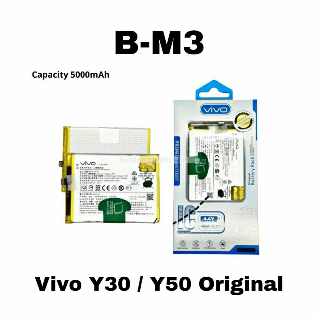 Baterai ORIGINAL VIVO B-M3 / Y30 / Y50 / B M3 / BM3 battery batre