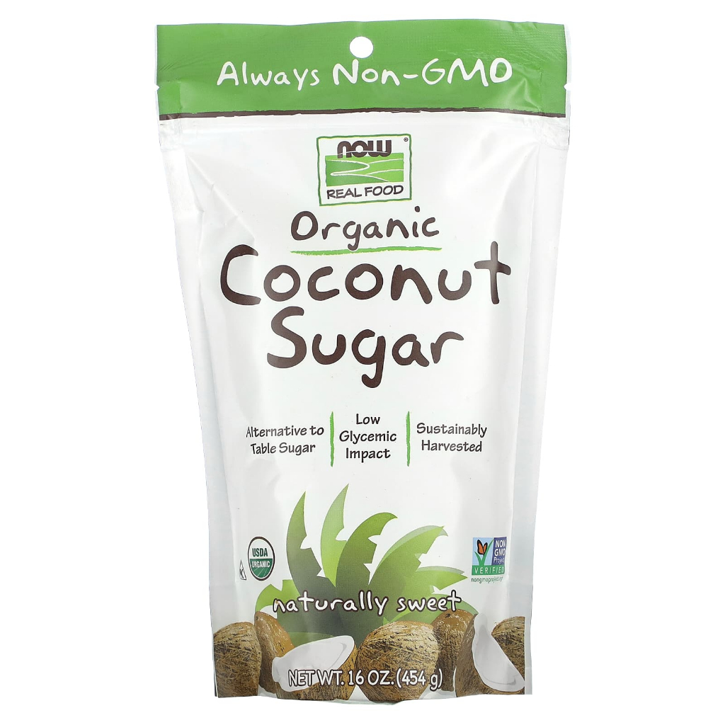 

NOW Foods Organic Coconut Sugar 454 g