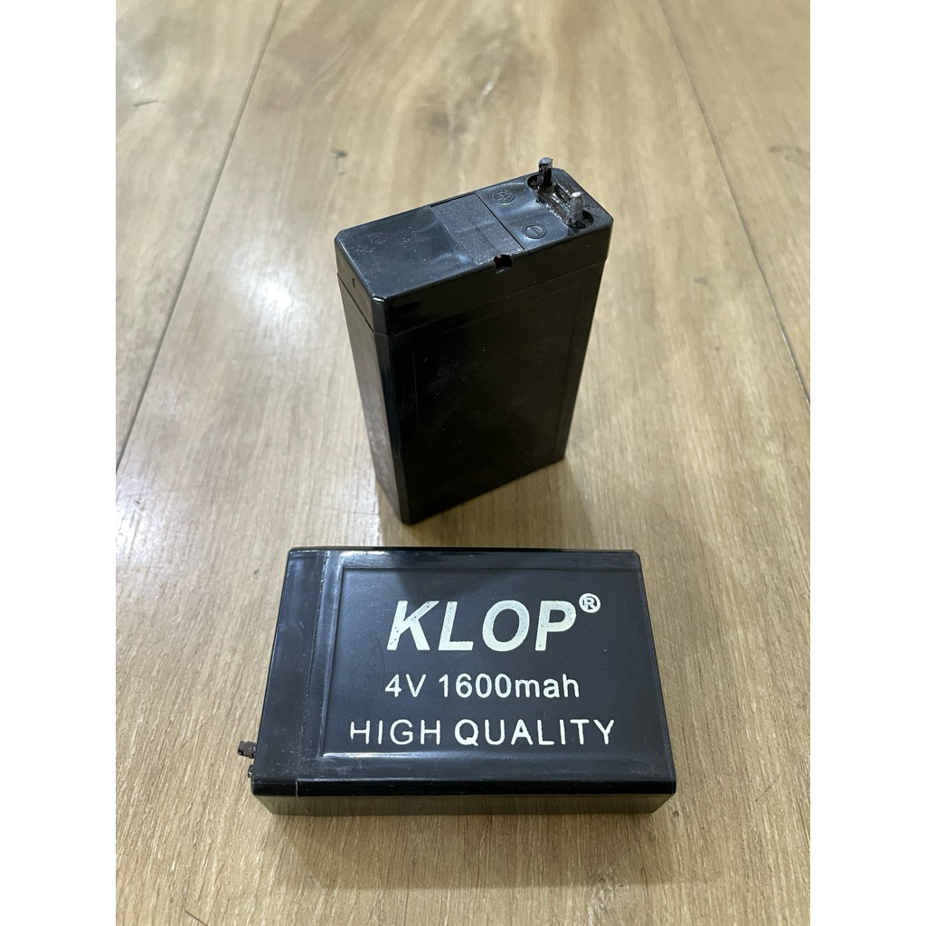 BATERAI AKI KERING 4V 1600MAH KLOP/ANTEL