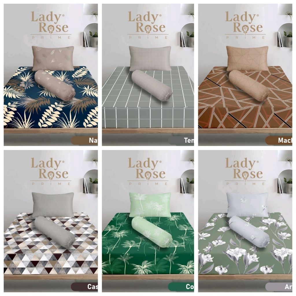 Lady Rose Prime - Sprei Single 120 x 200 Tinggi 30