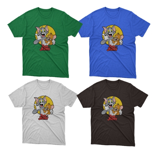 KAOS TOM N JERRY - KAOS DISTRO TOM N JERRY - BAJU TSHIRT TOM N JERRY