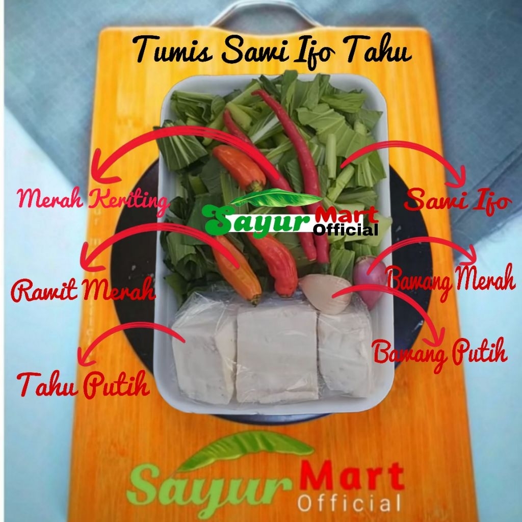 

Paket Siap Masak Tumis Sawi Hijau Tahu Kirim Instan